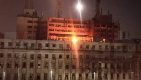 سبب تجدد الحريق في سنترال رمسيس مرة أخرى